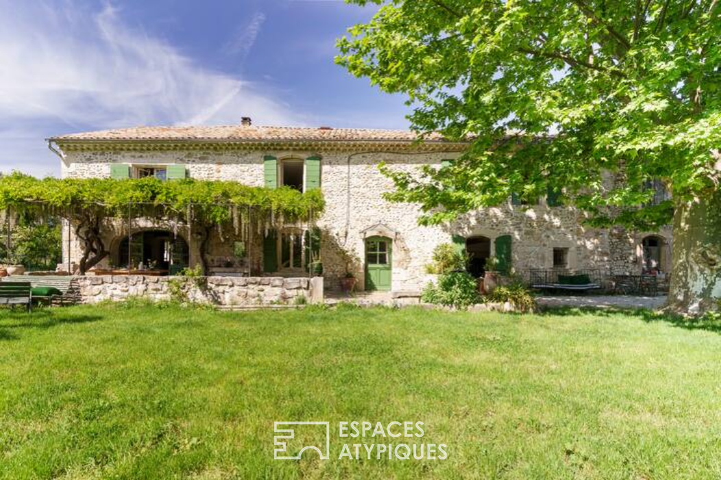 Country and colorful Provencal farmhouse
