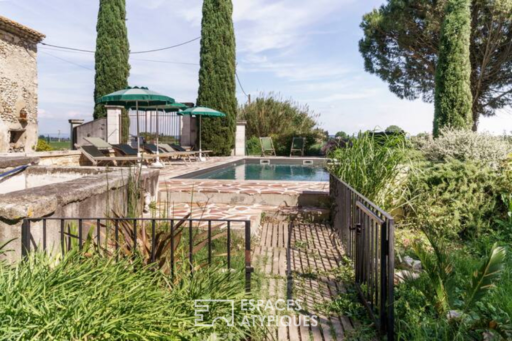 Country and colorful Provencal farmhouse