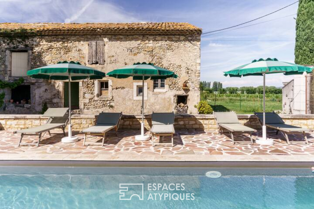 Country and colorful Provencal farmhouse