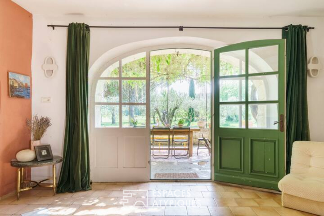 Country and colorful Provencal farmhouse
