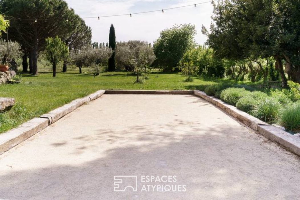 Country and colorful Provencal farmhouse
