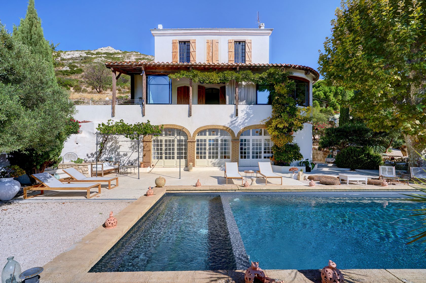 Andalusian villa with Mediterranean decoration