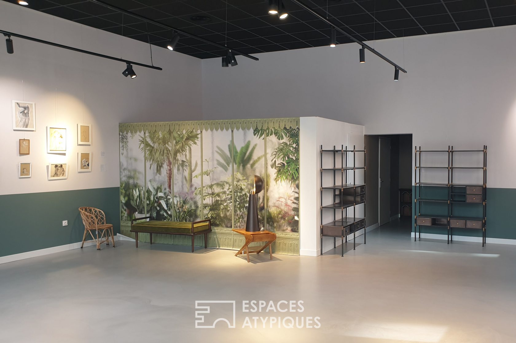 Local with majorelle courtyard