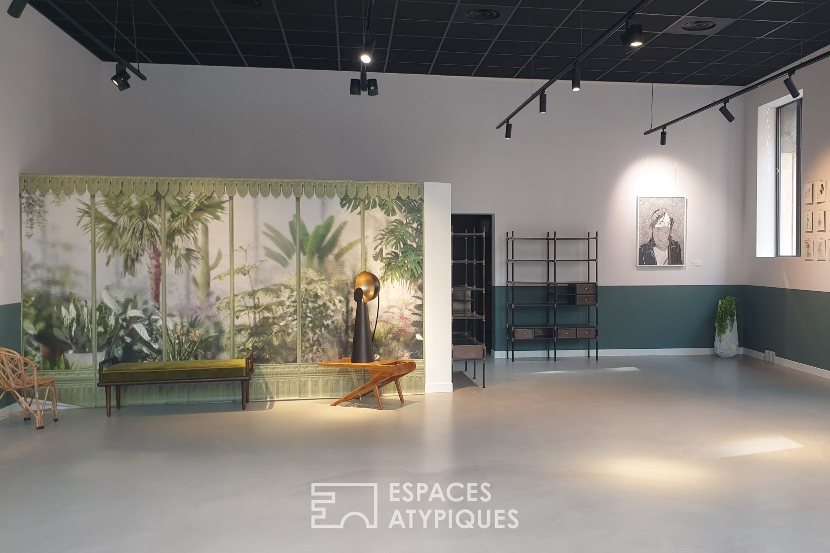 Local with majorelle courtyard