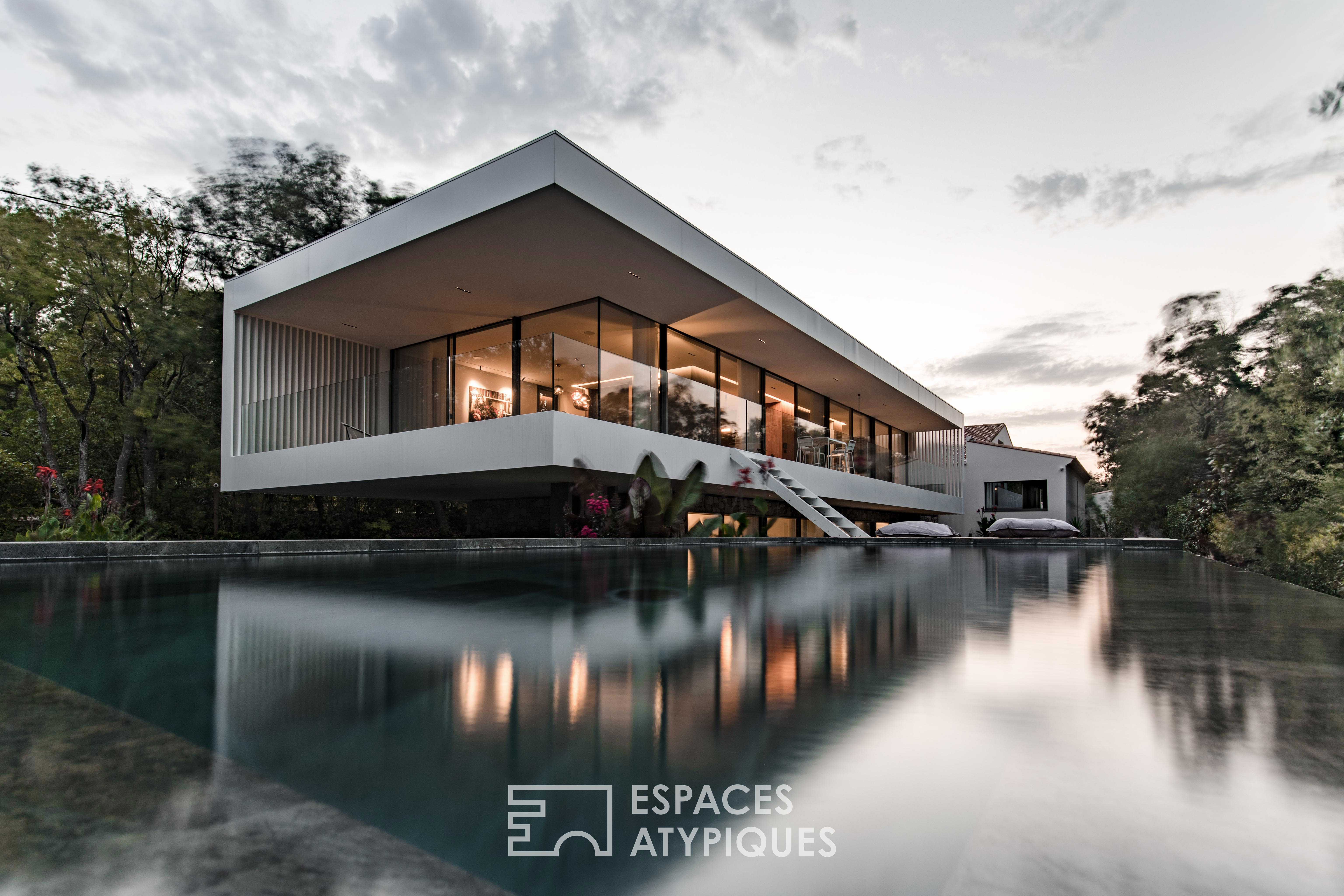 Architect’s house with rooftop
