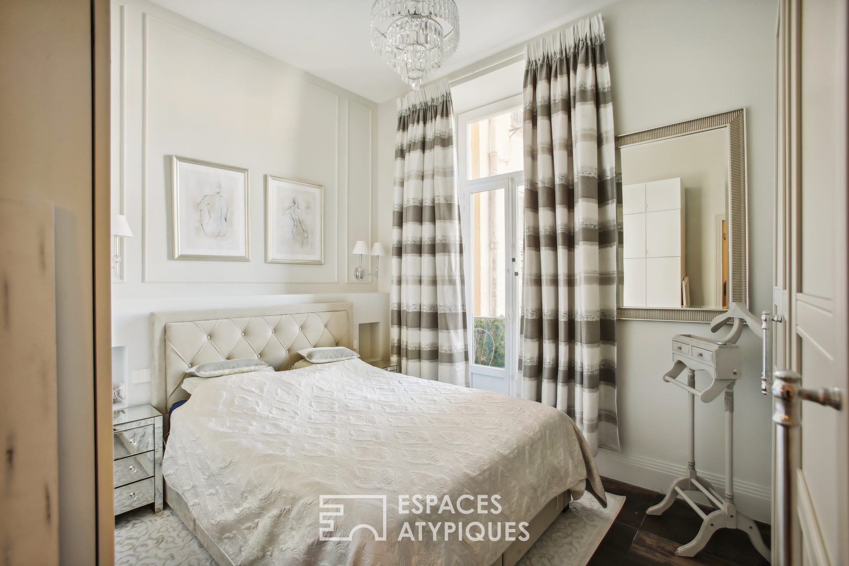 Appartement haussmannien et contemporain niçois