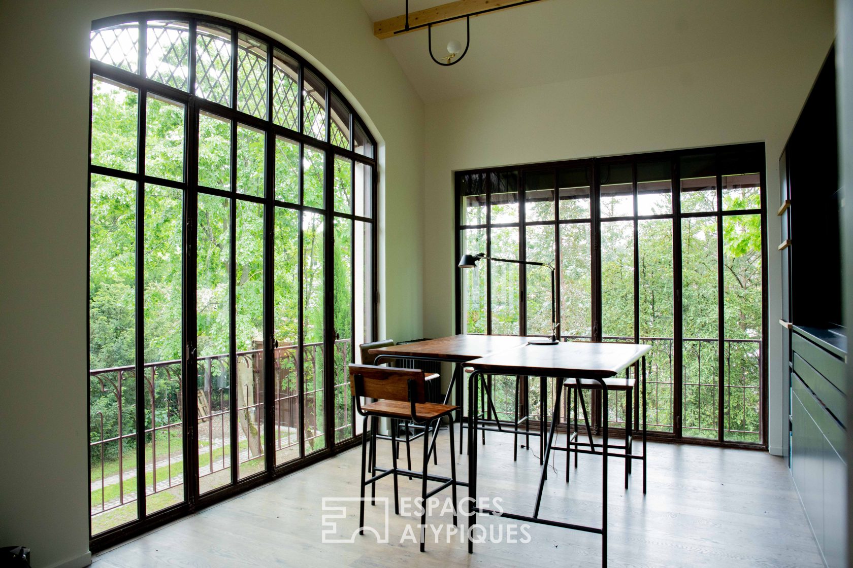 Large contemporary house with renovated old orangery