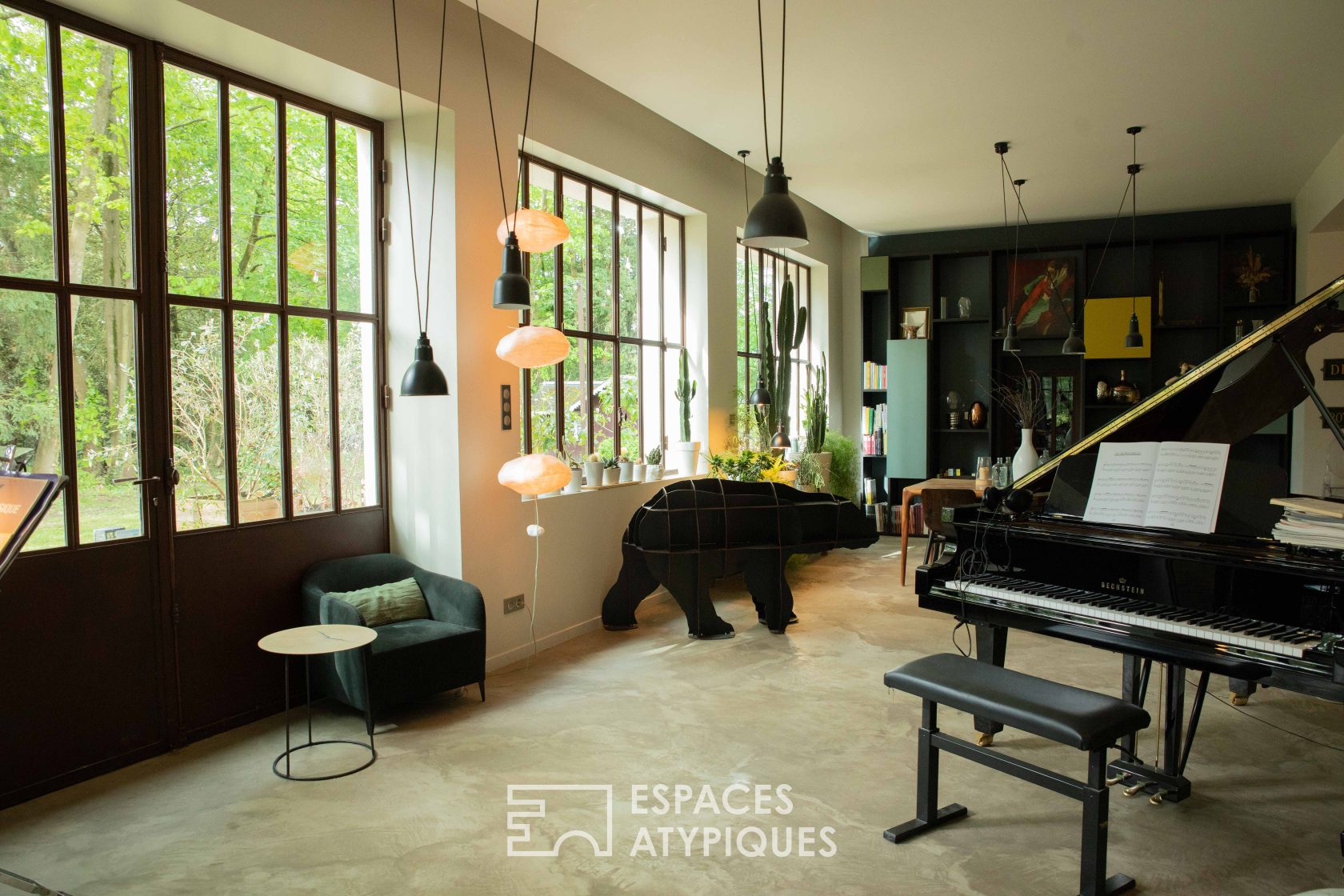 Grande maison contemporaine avec ancienne orangerie rénovée