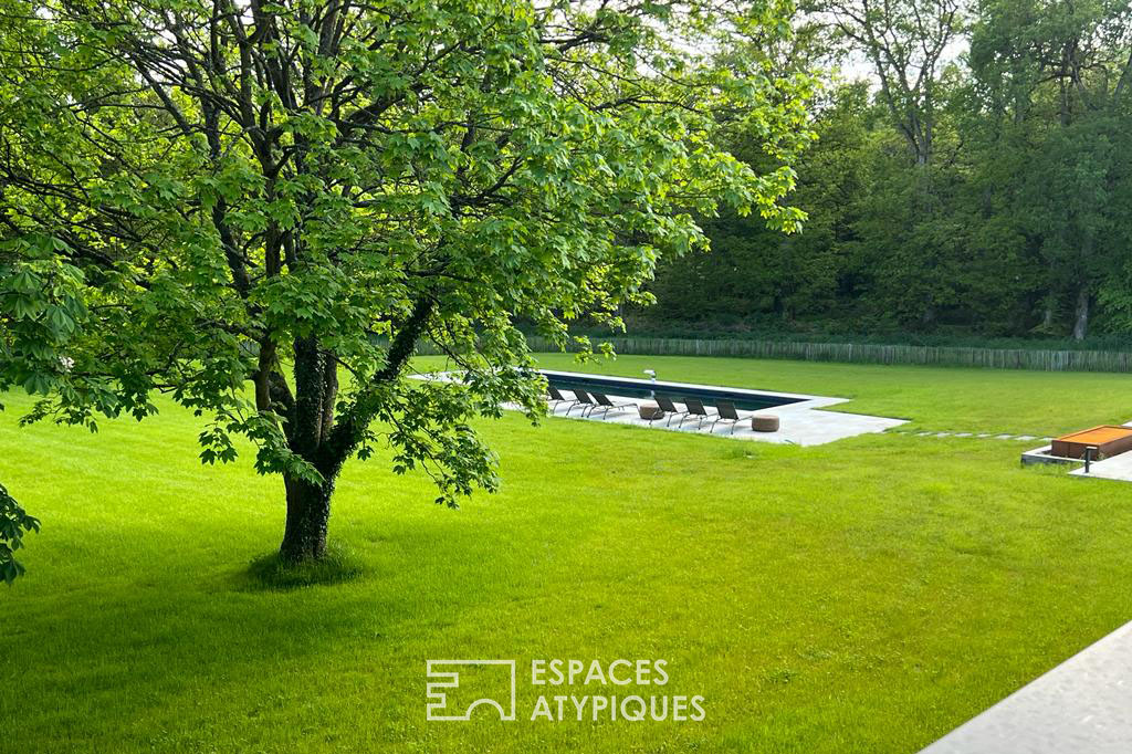 Maison au coeur d’une forêt de 9 hectares