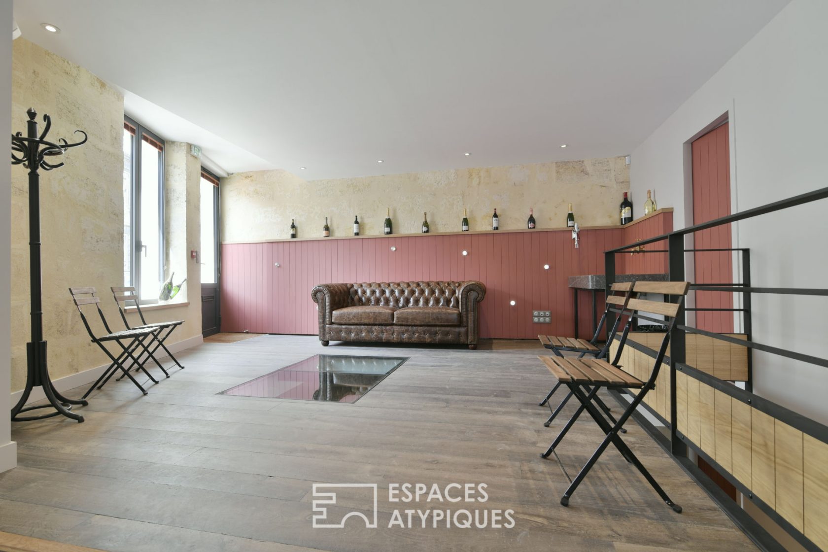 Space with wine cellar