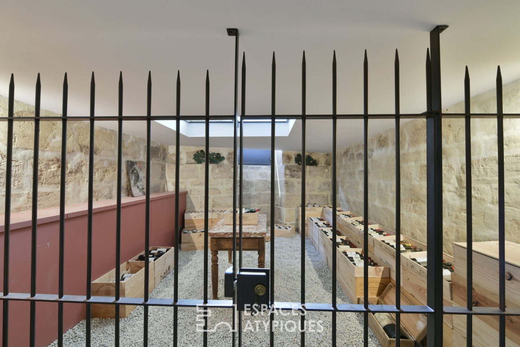 Space with wine cellar