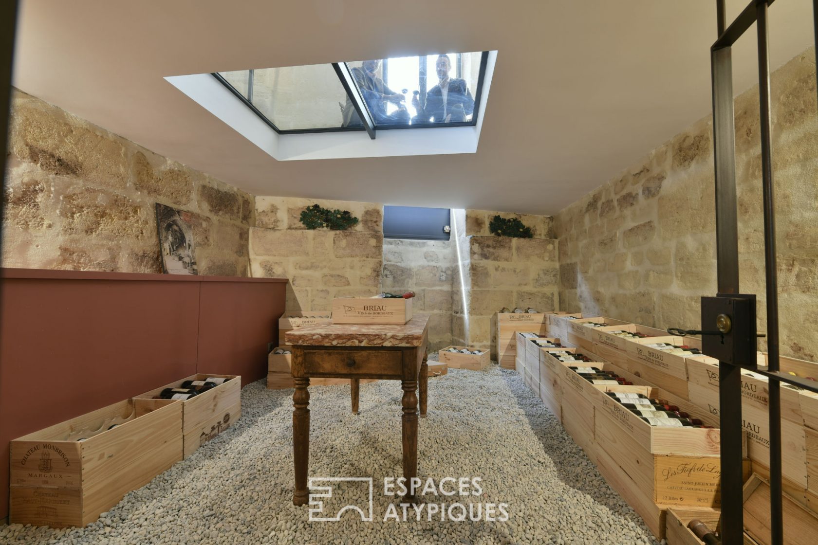 Space with wine cellar