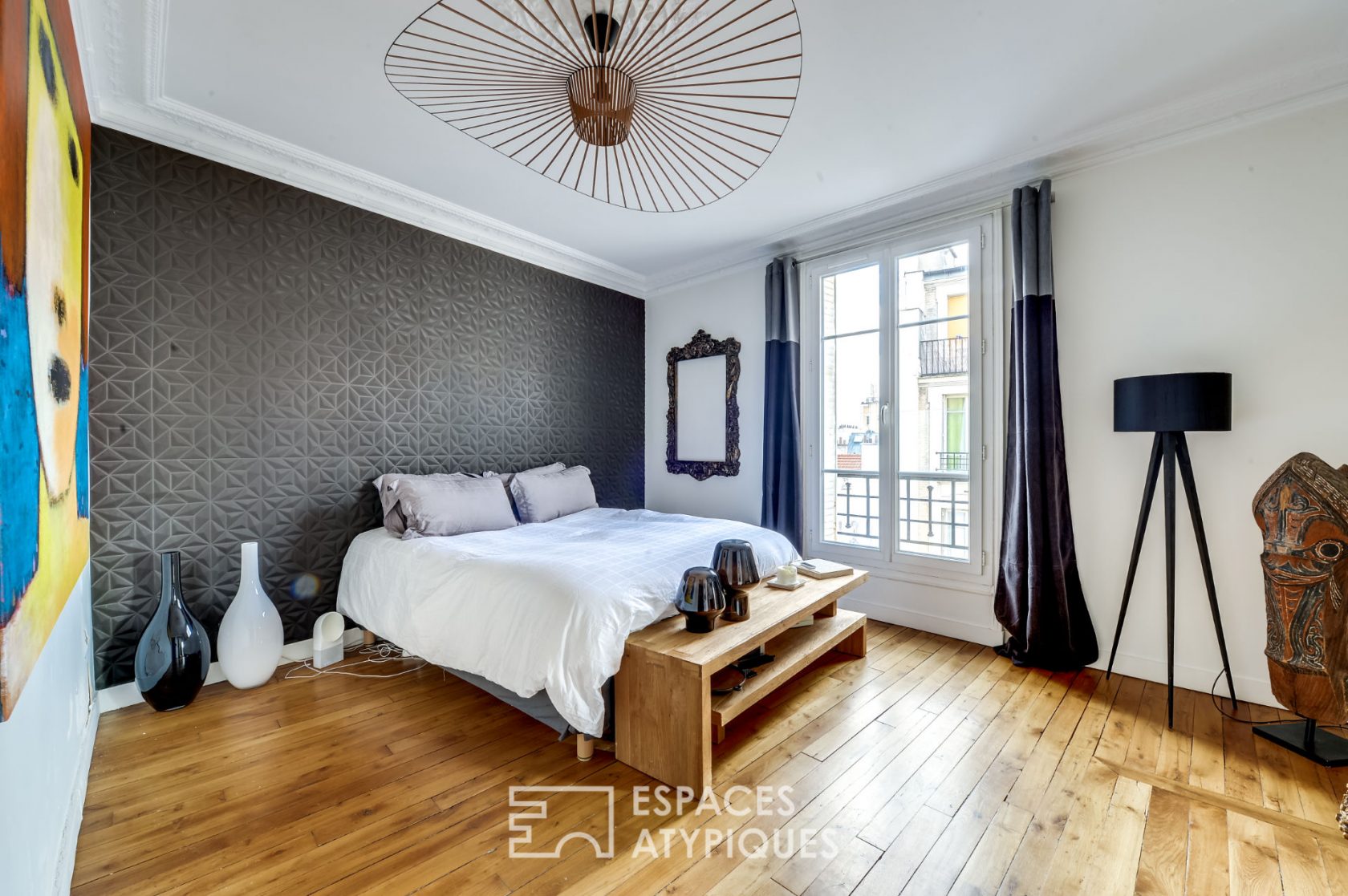 Blue classic apartment
