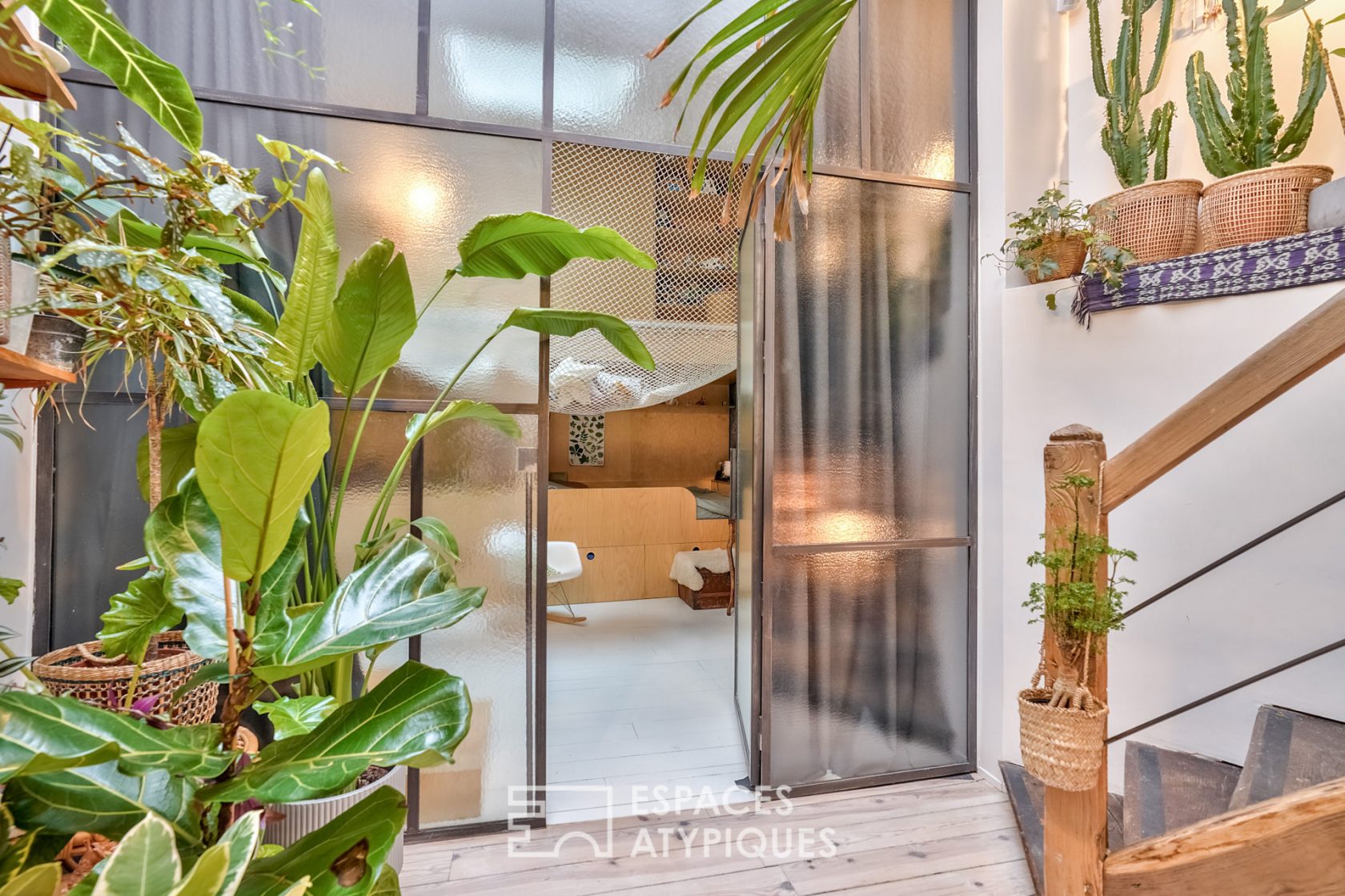 Loft verdoyant et boisé