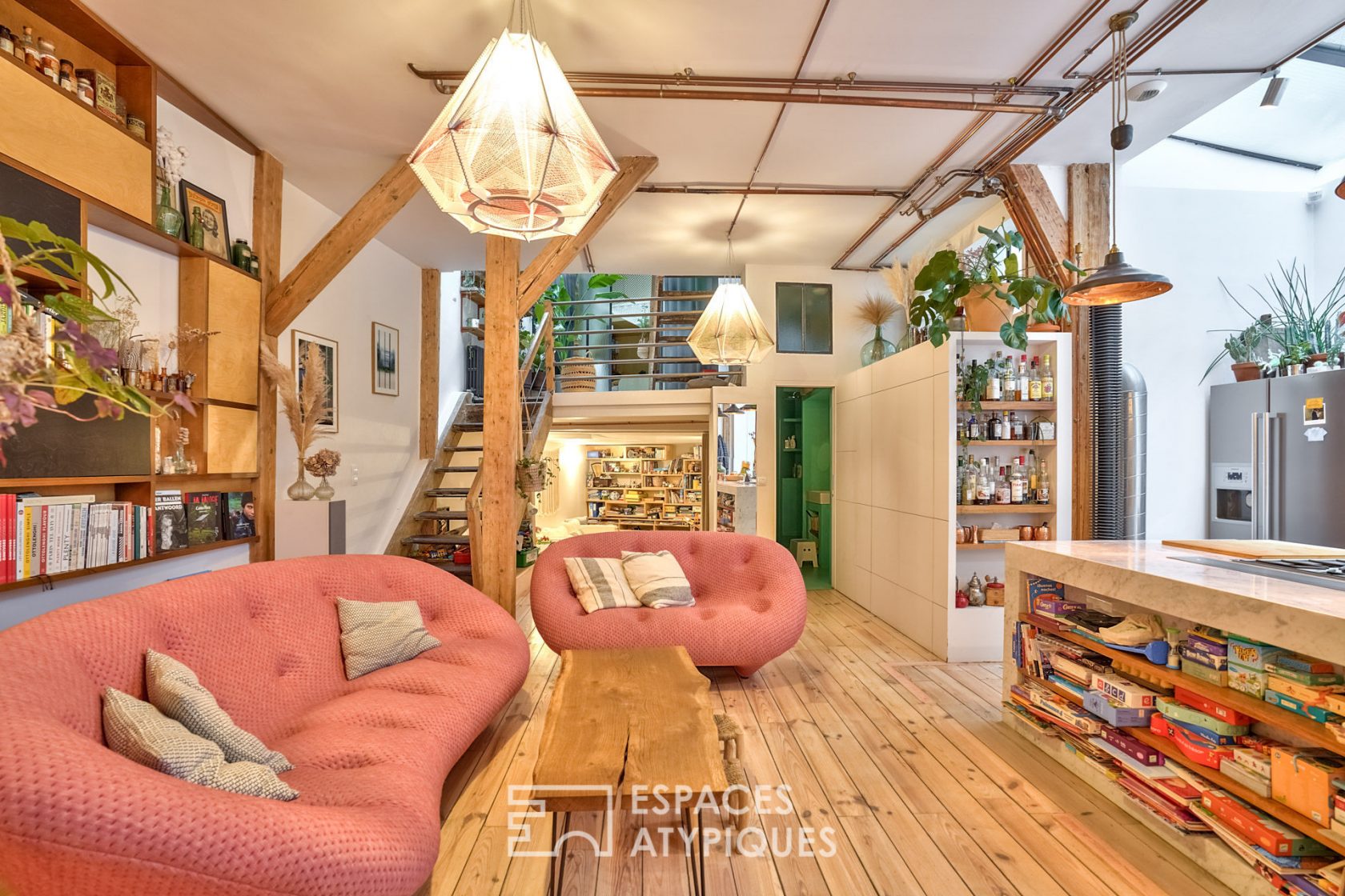 Loft verdoyant et boisé