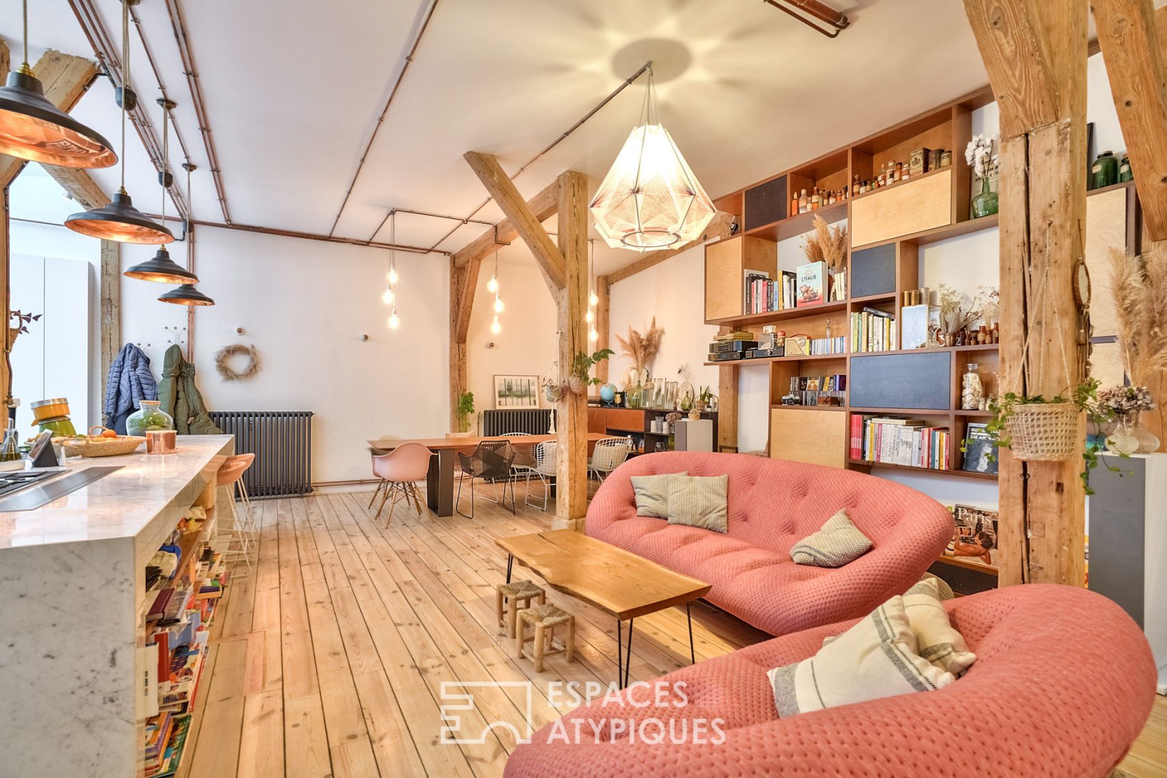 Loft verdoyant et boisé