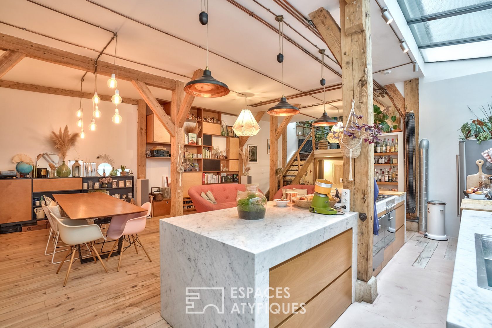 Loft verdoyant et boisé