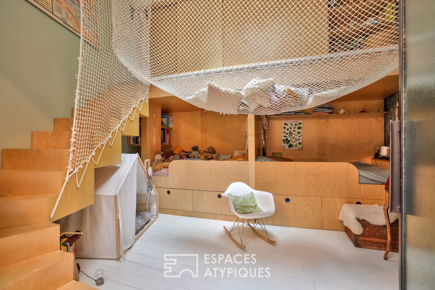 Loft verdoyant et boisé