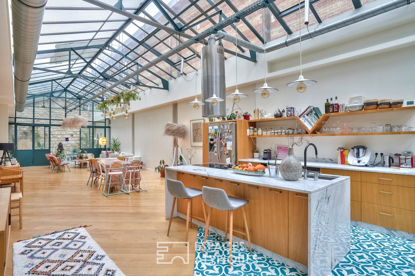 Loft with closed patio