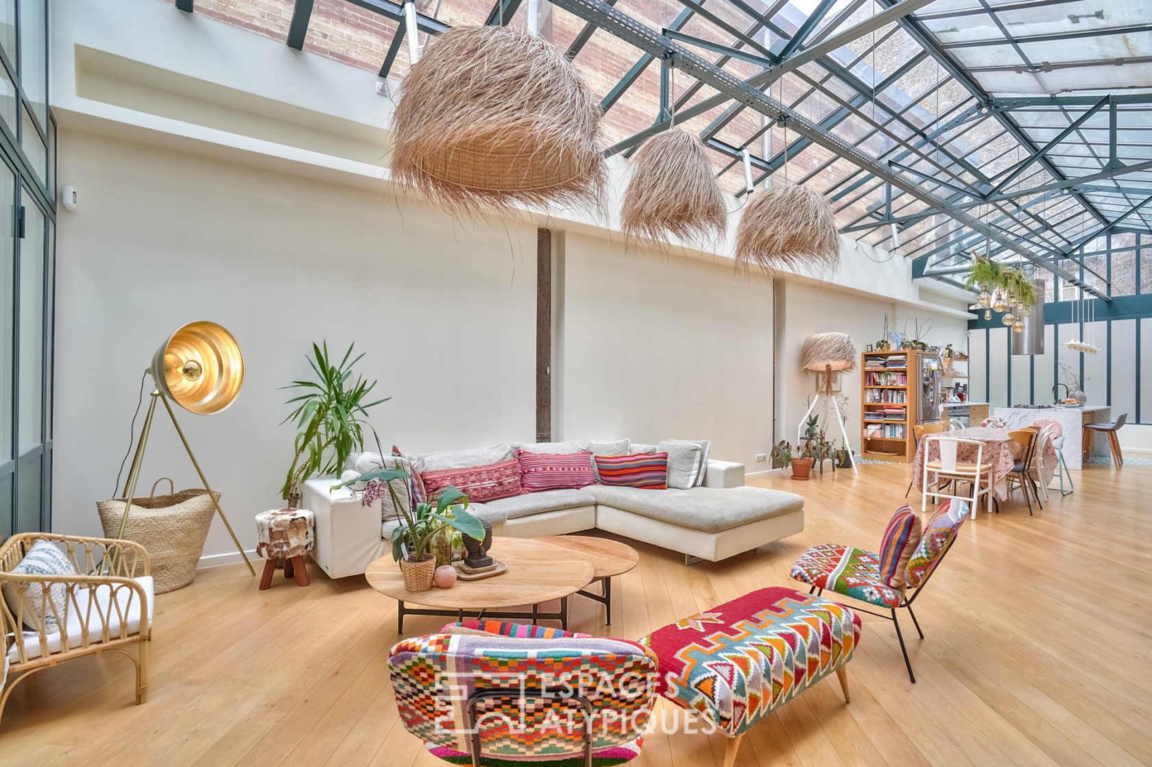 Loft with closed patio