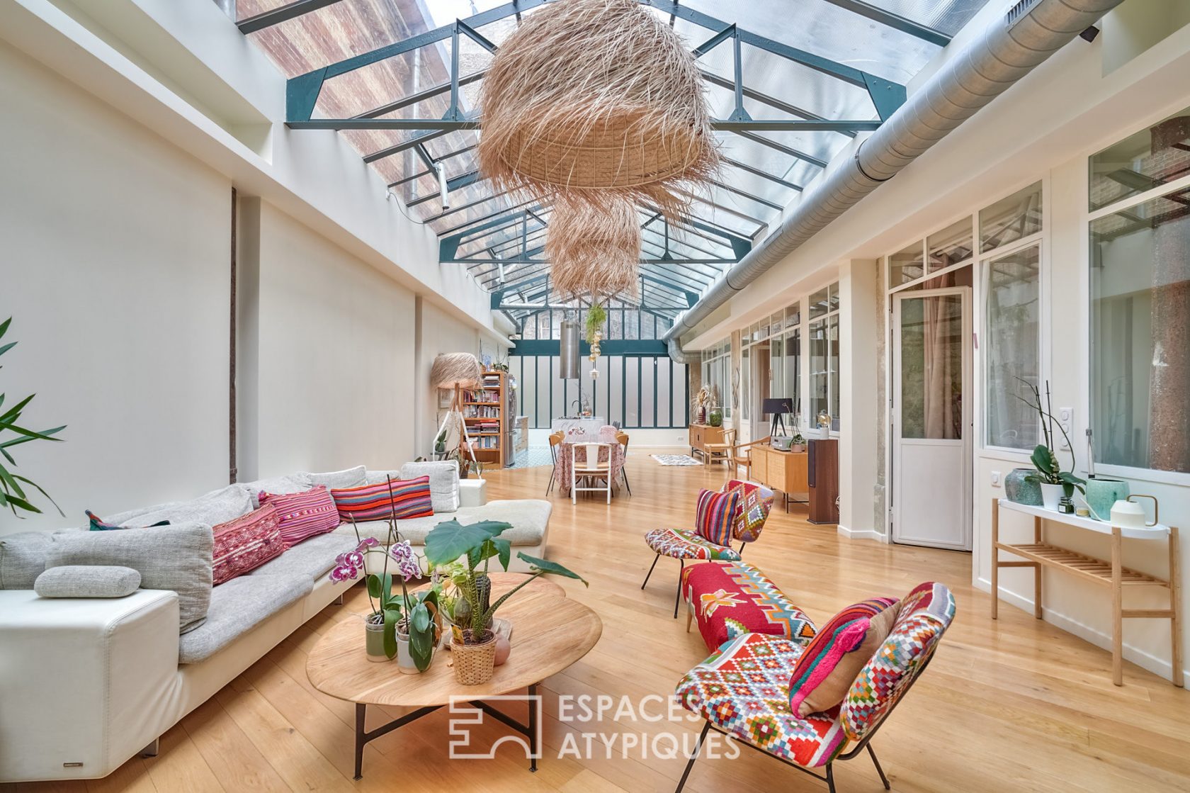Loft with closed patio