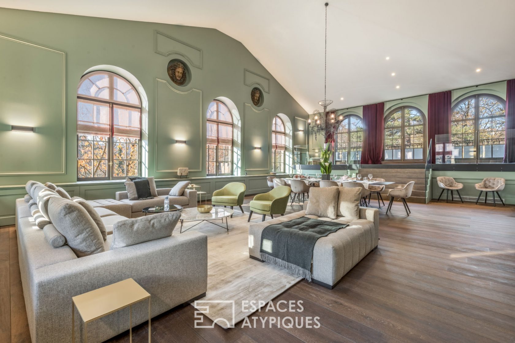 Green lounges