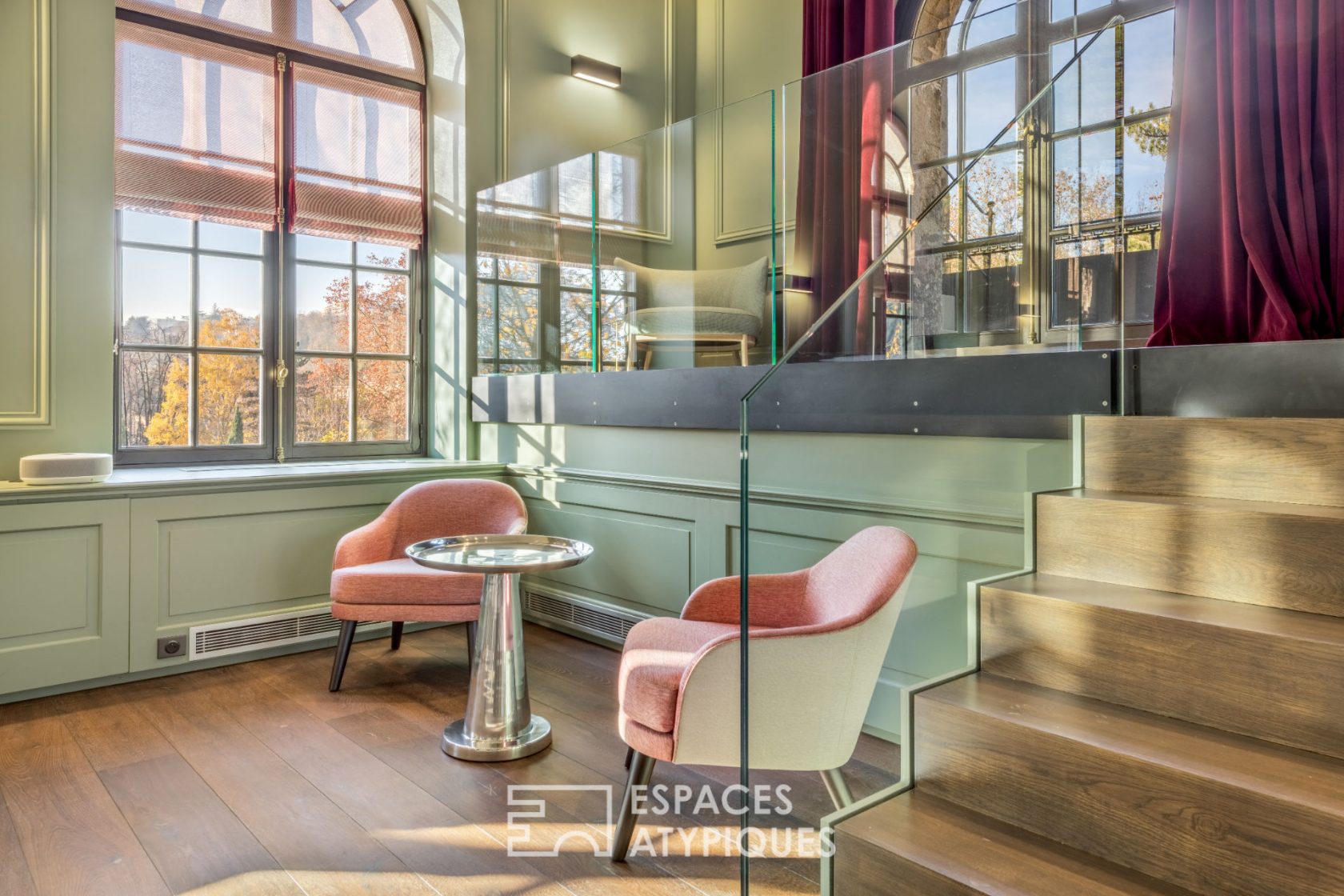 Green lounges