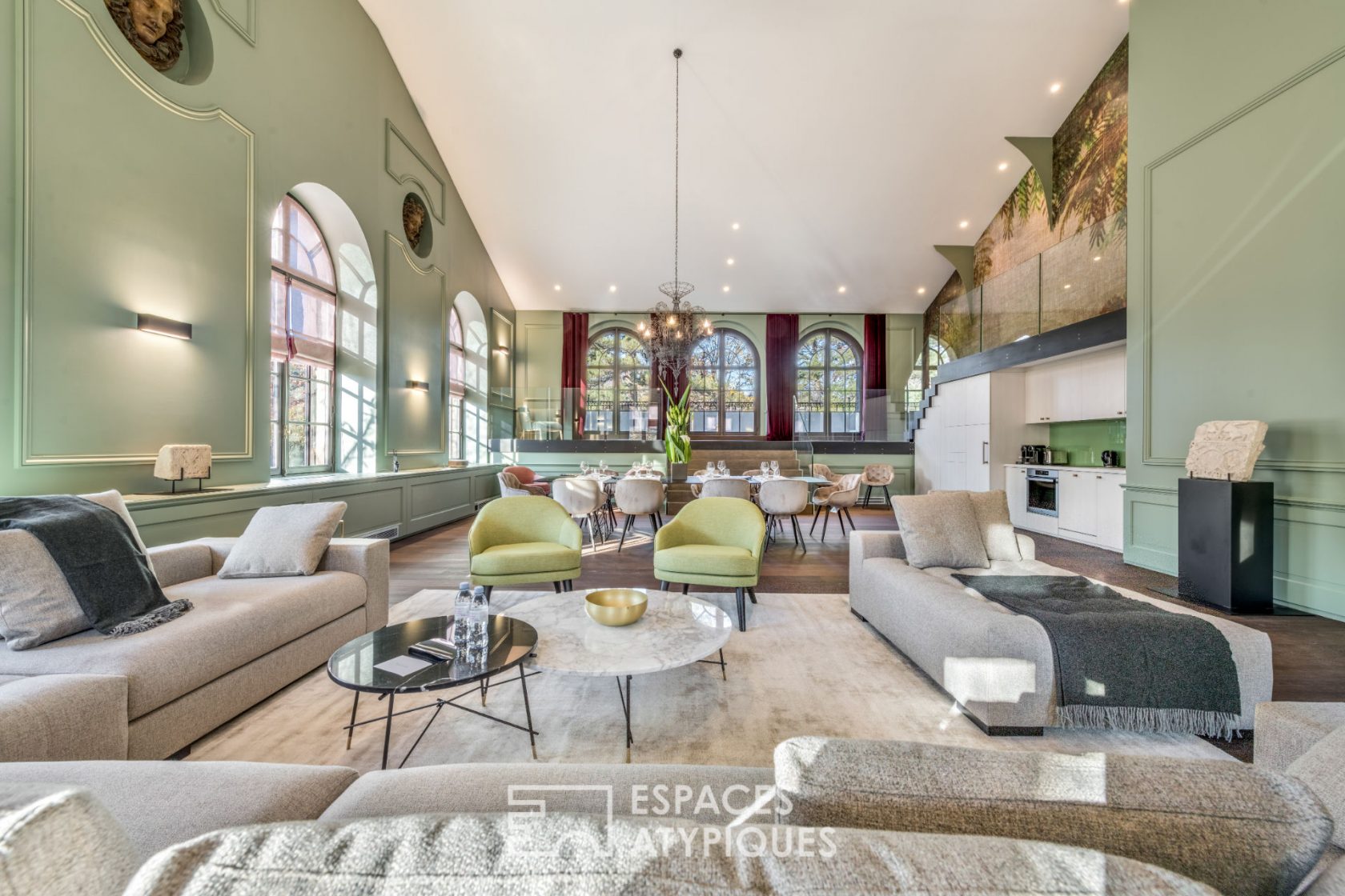 Green lounges