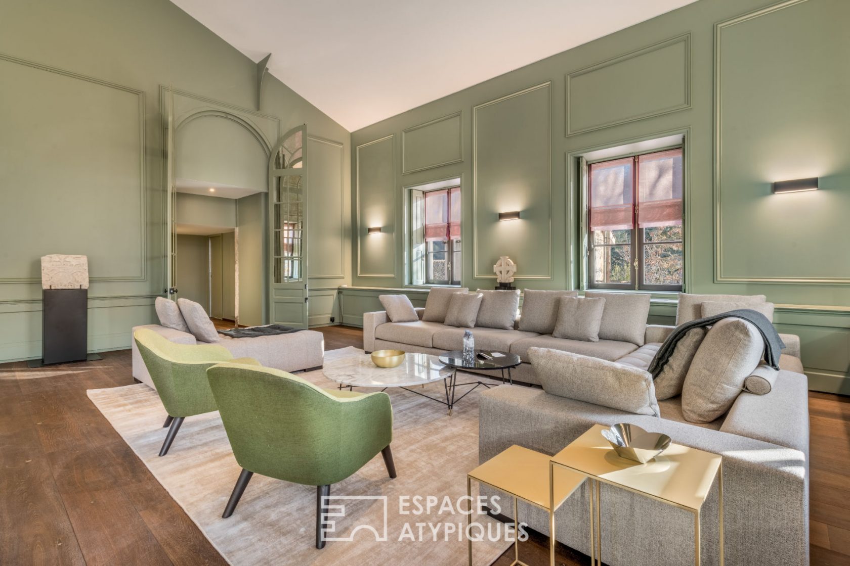 Green lounges