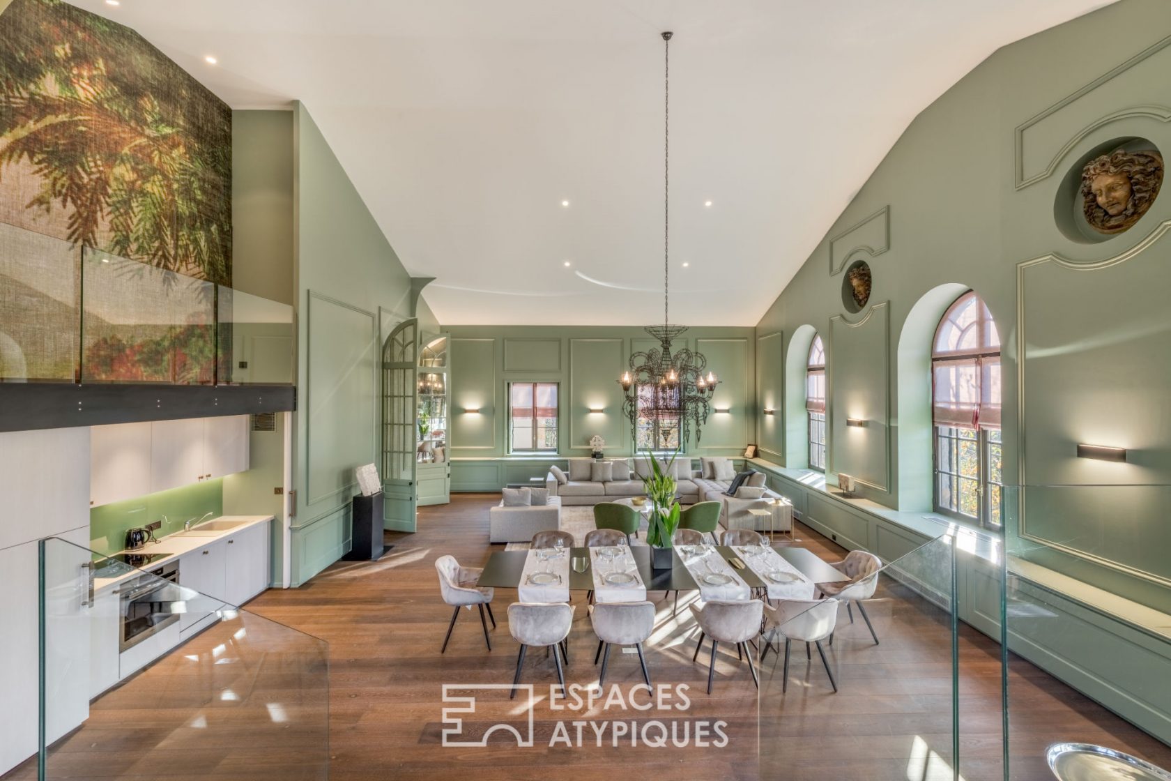 Green lounges
