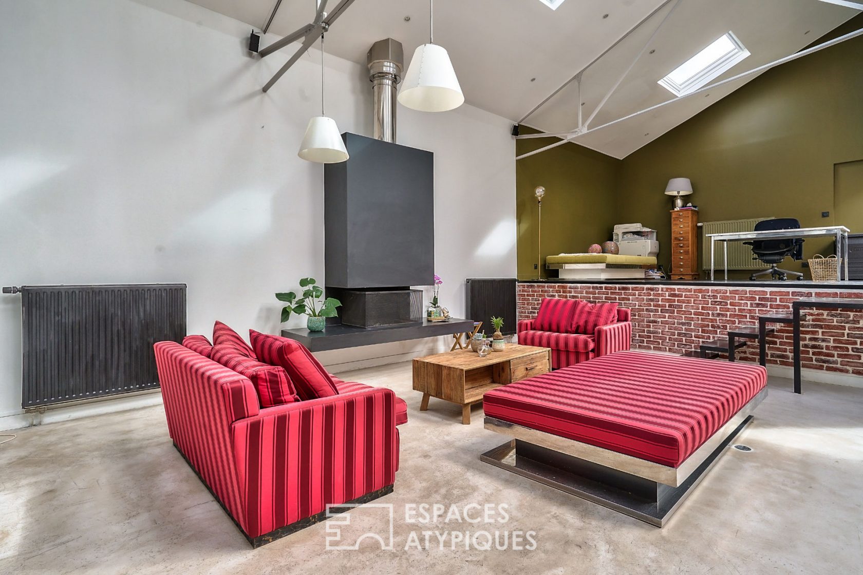 Le loft au style indrustriel