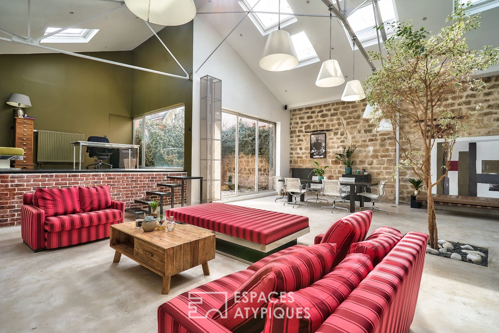 Le loft au style indrustriel