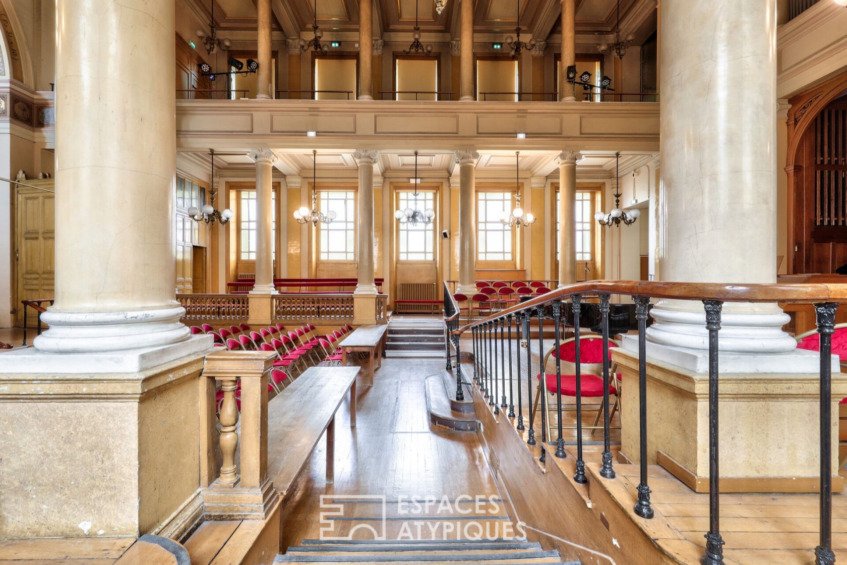 Music school and concert hall