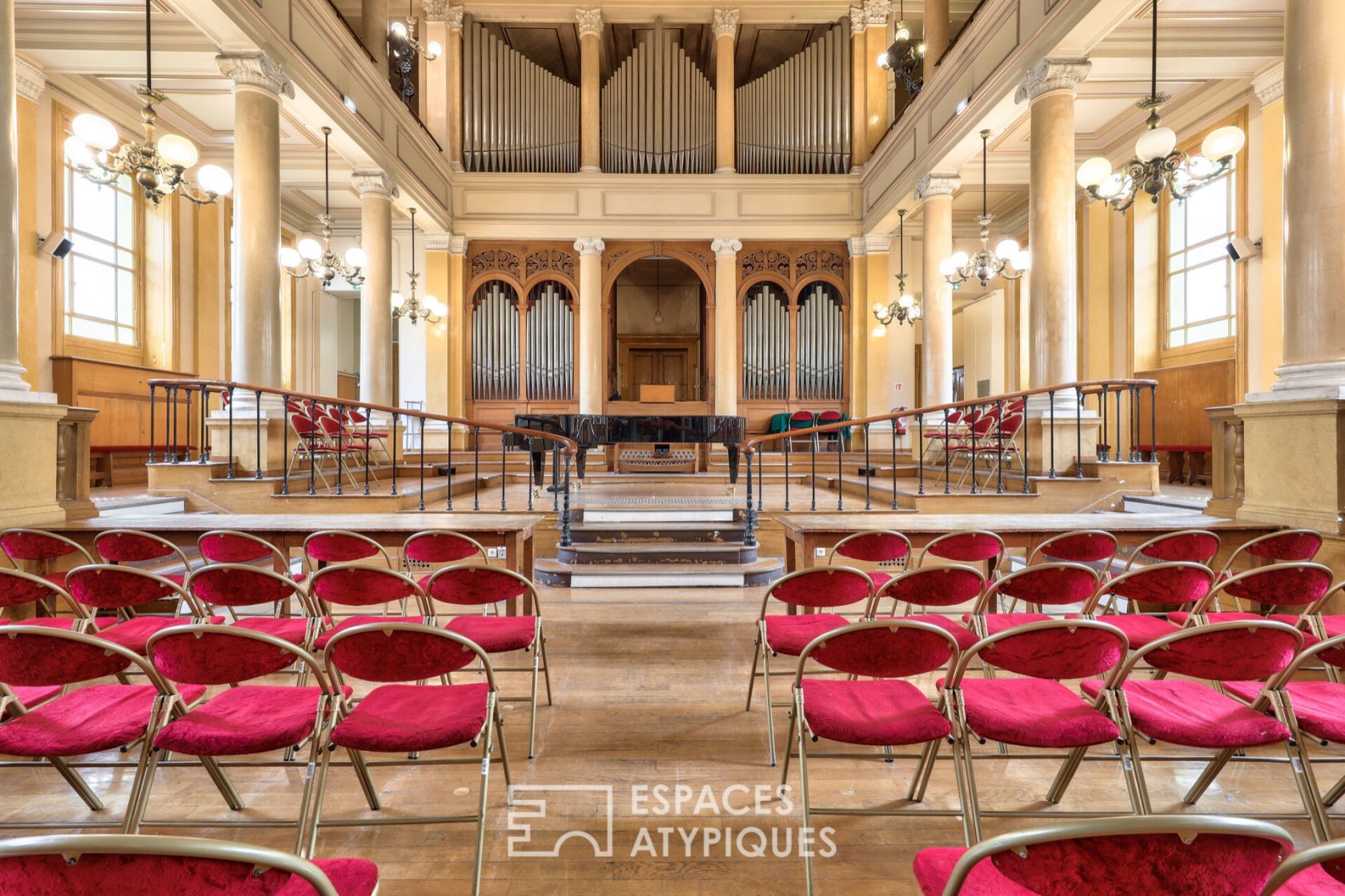 Music school and concert hall