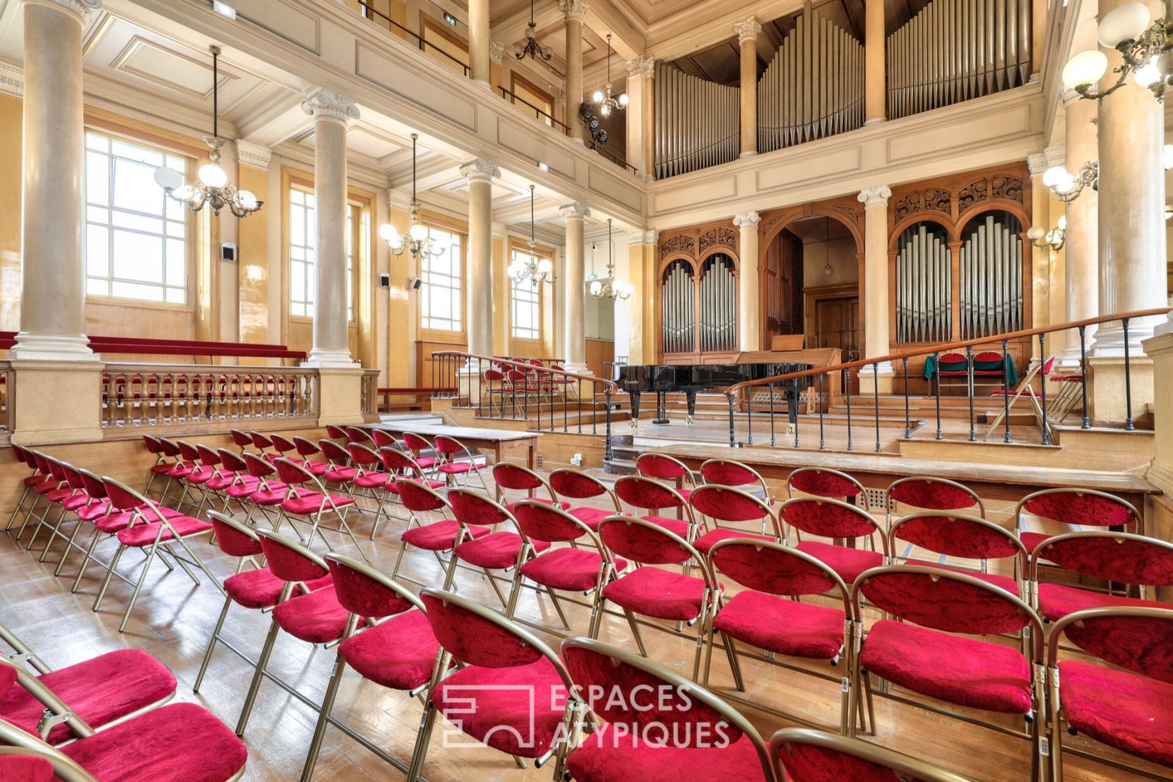 Music school and concert hall