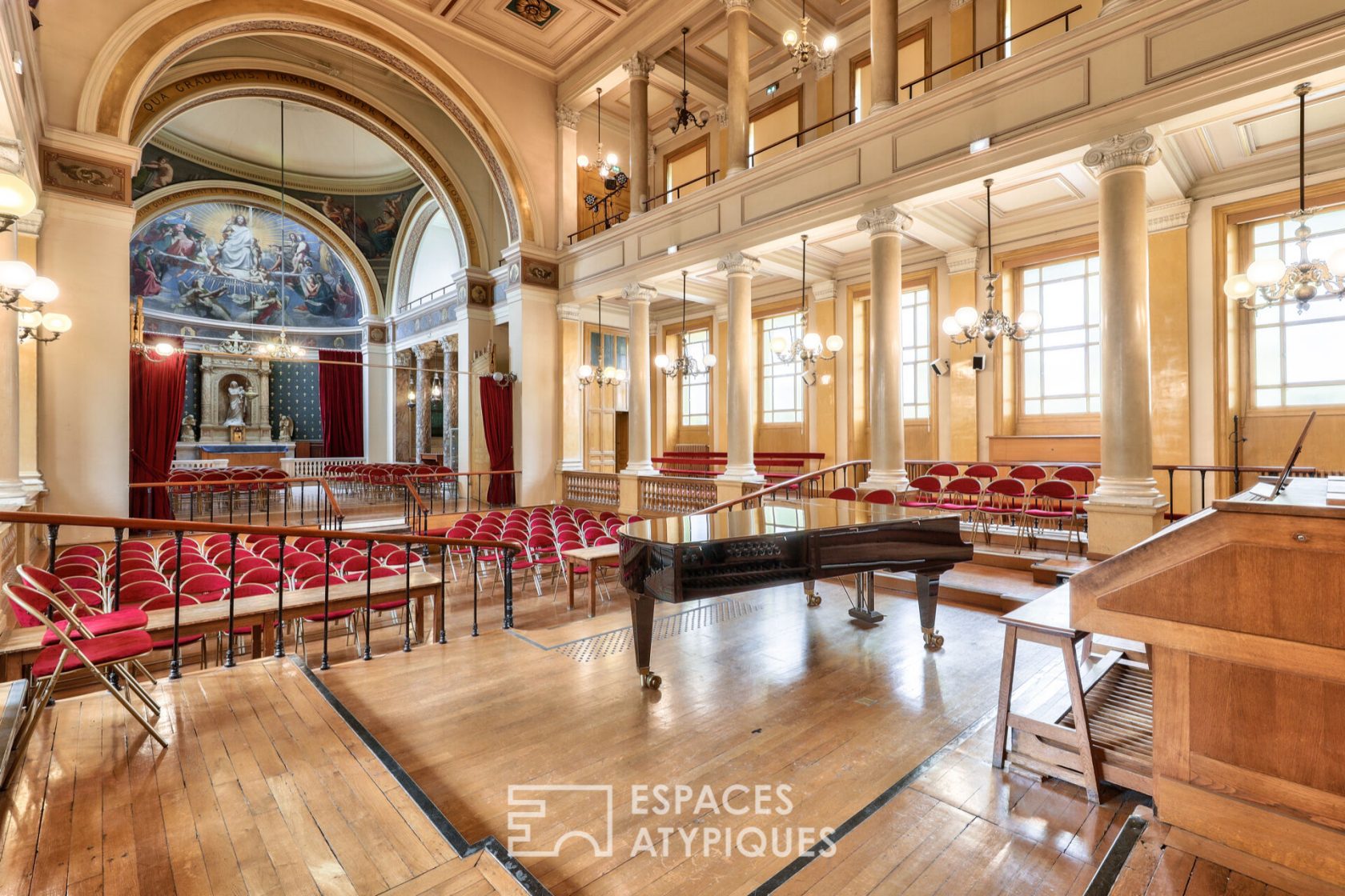 Music school and concert hall
