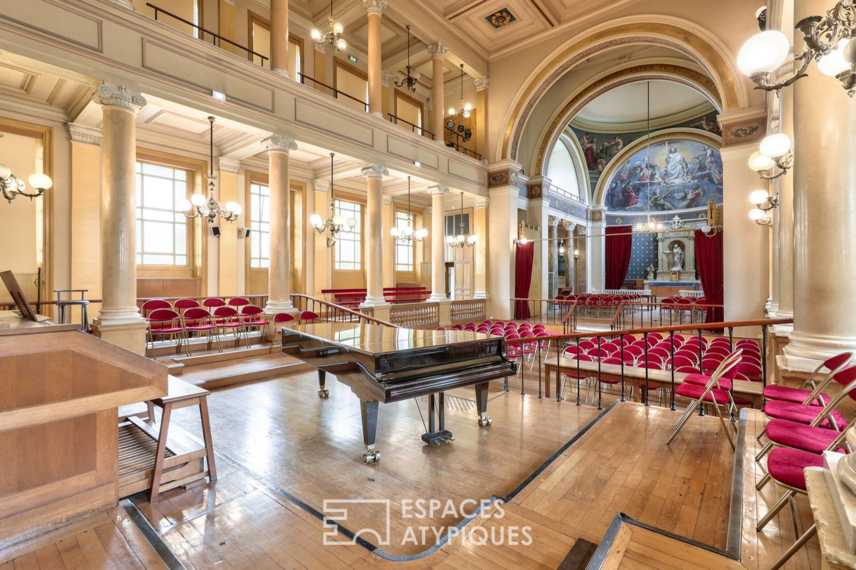 Music school and concert hall