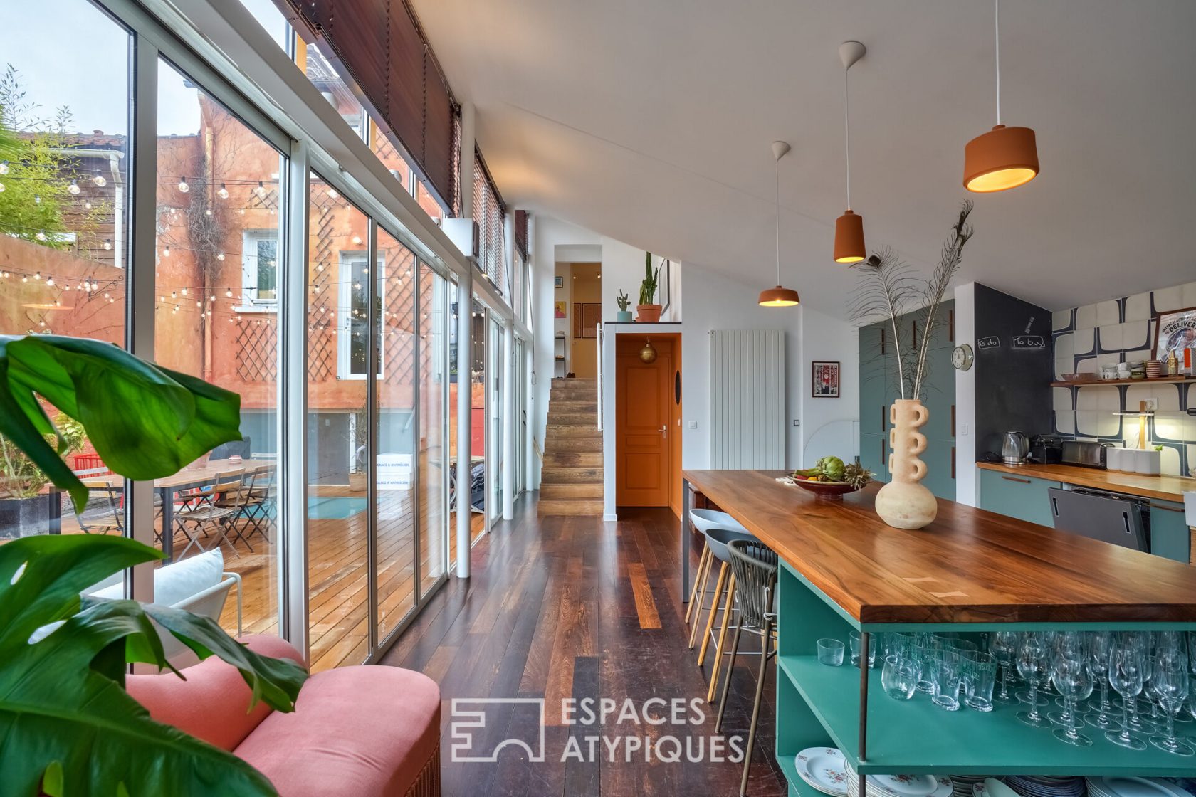 Loft maison avec verrière