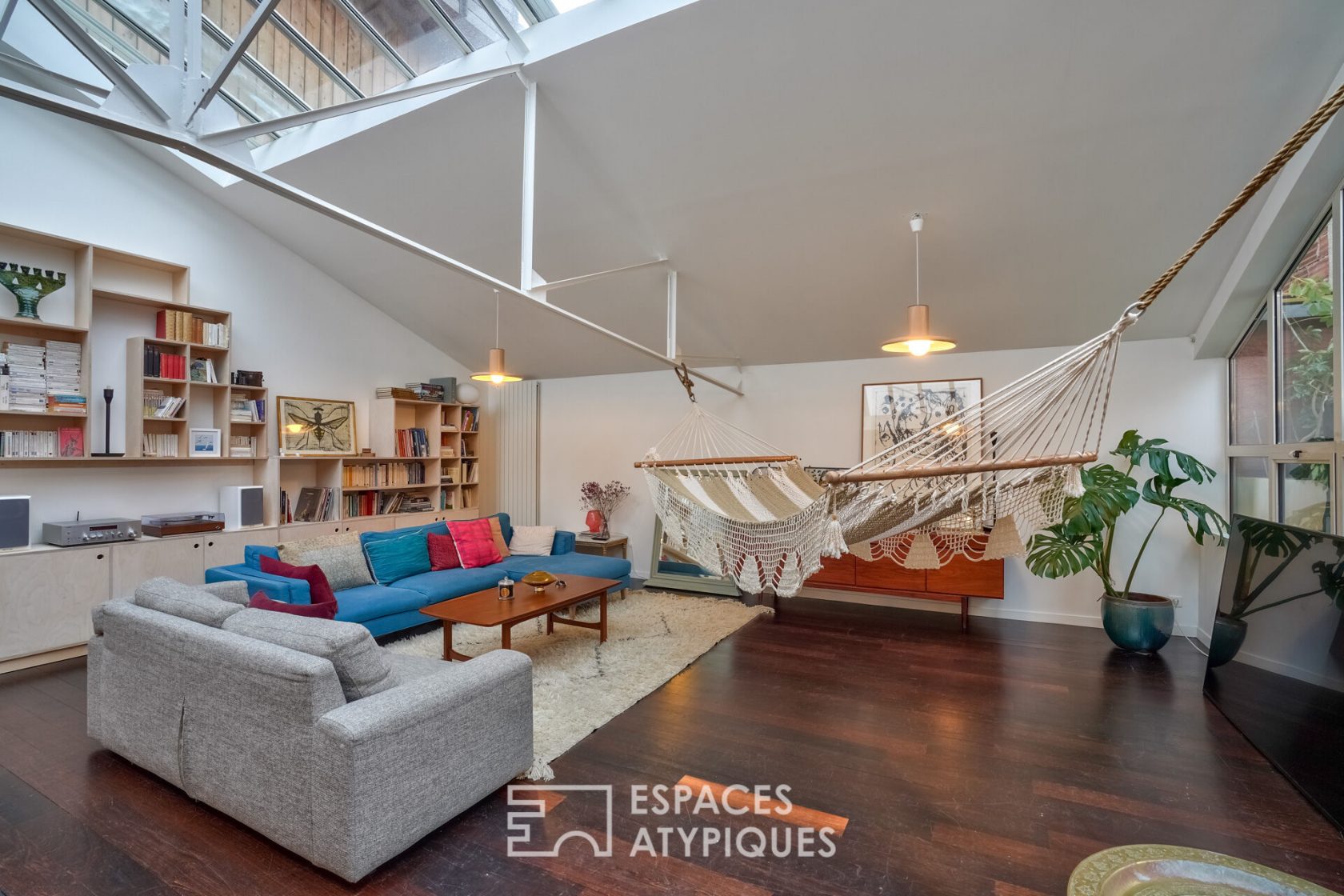 Loft maison avec verrière