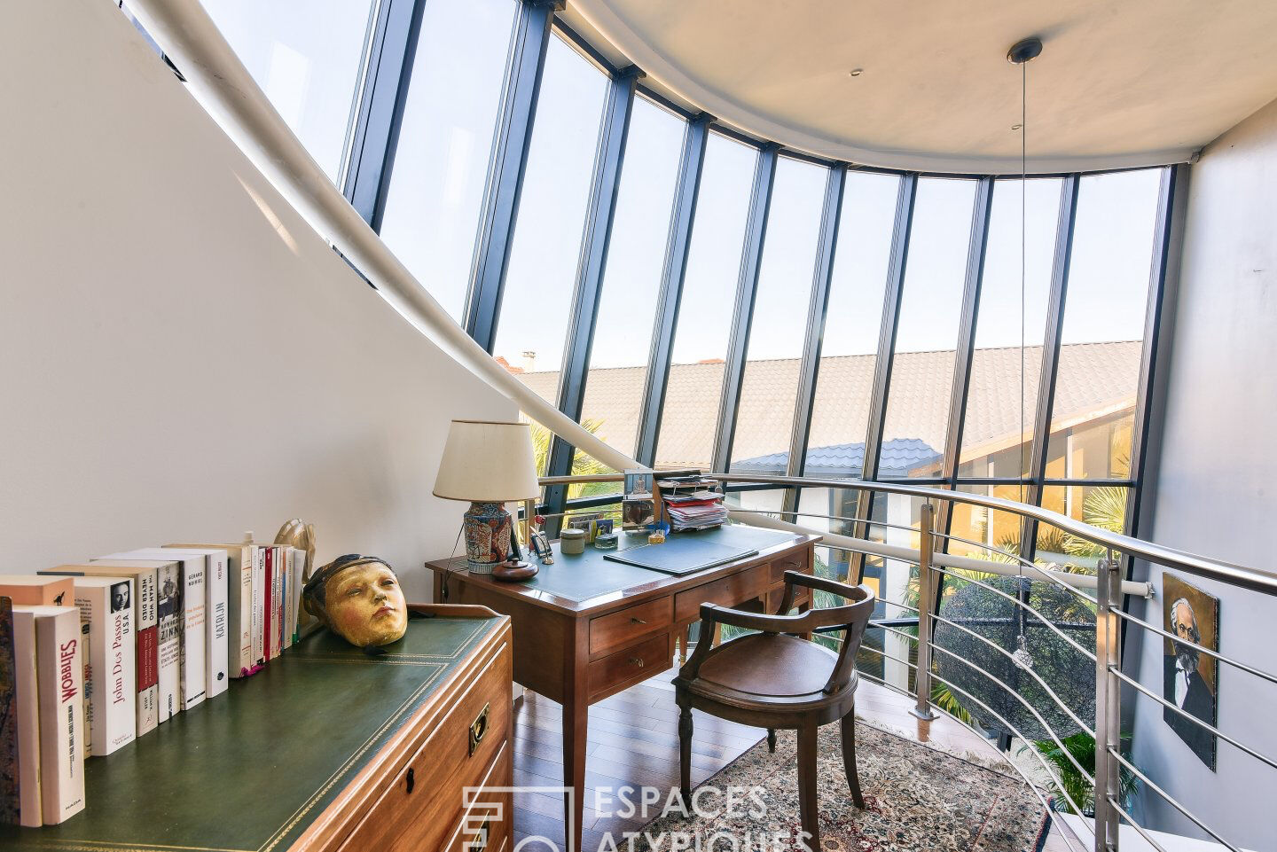 Villa d’architecte avec son dôme en verrière