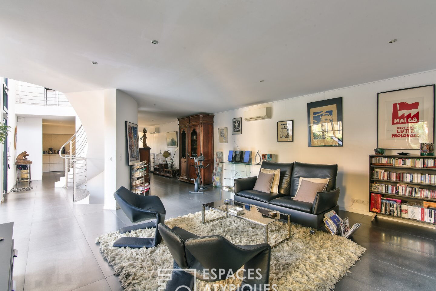 Villa d’architecte avec son dôme en verrière