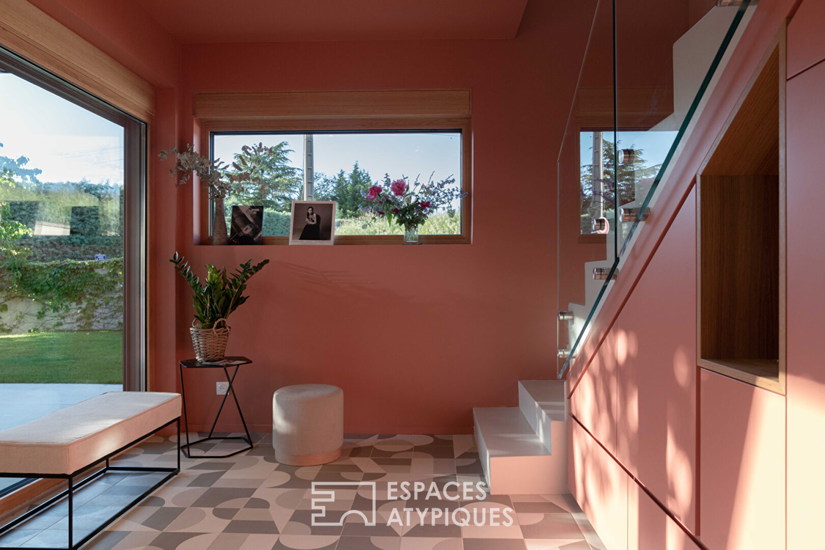 The pink studio house