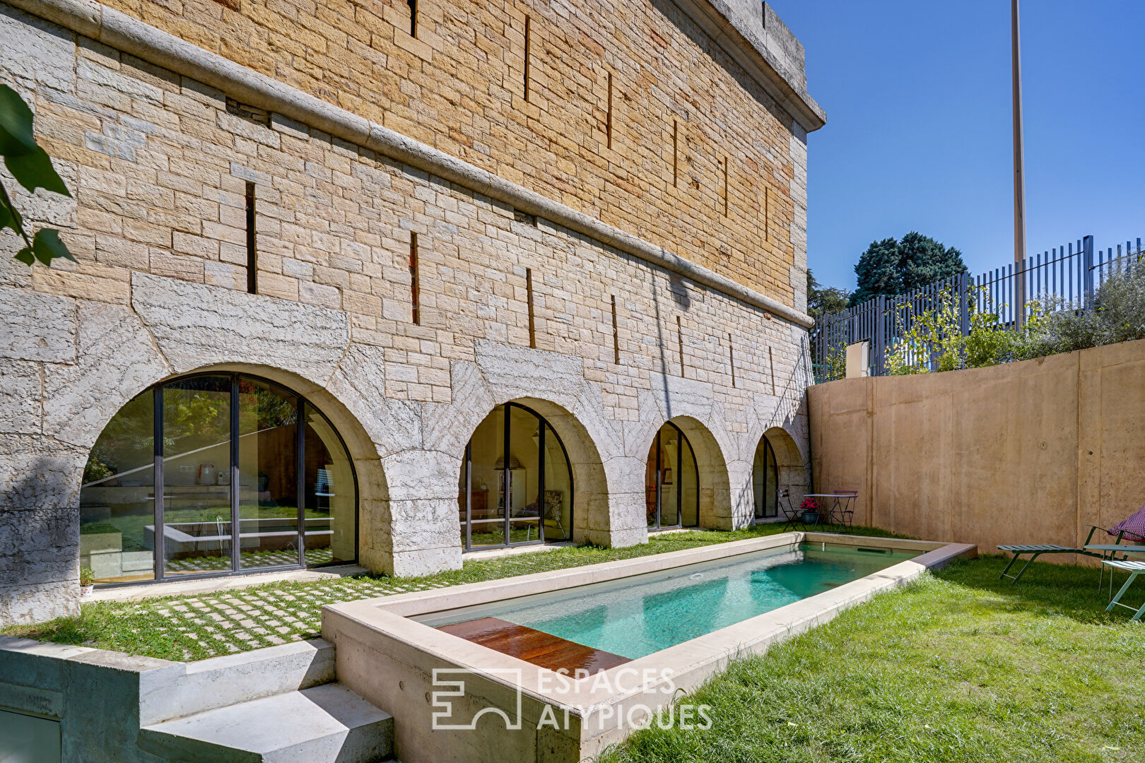 Military bastion renovated by an architect