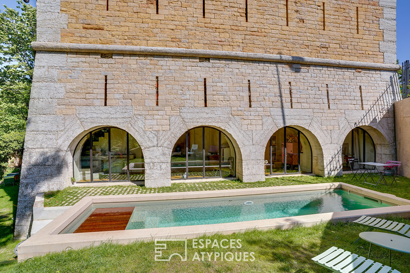 Military bastion renovated by an architect