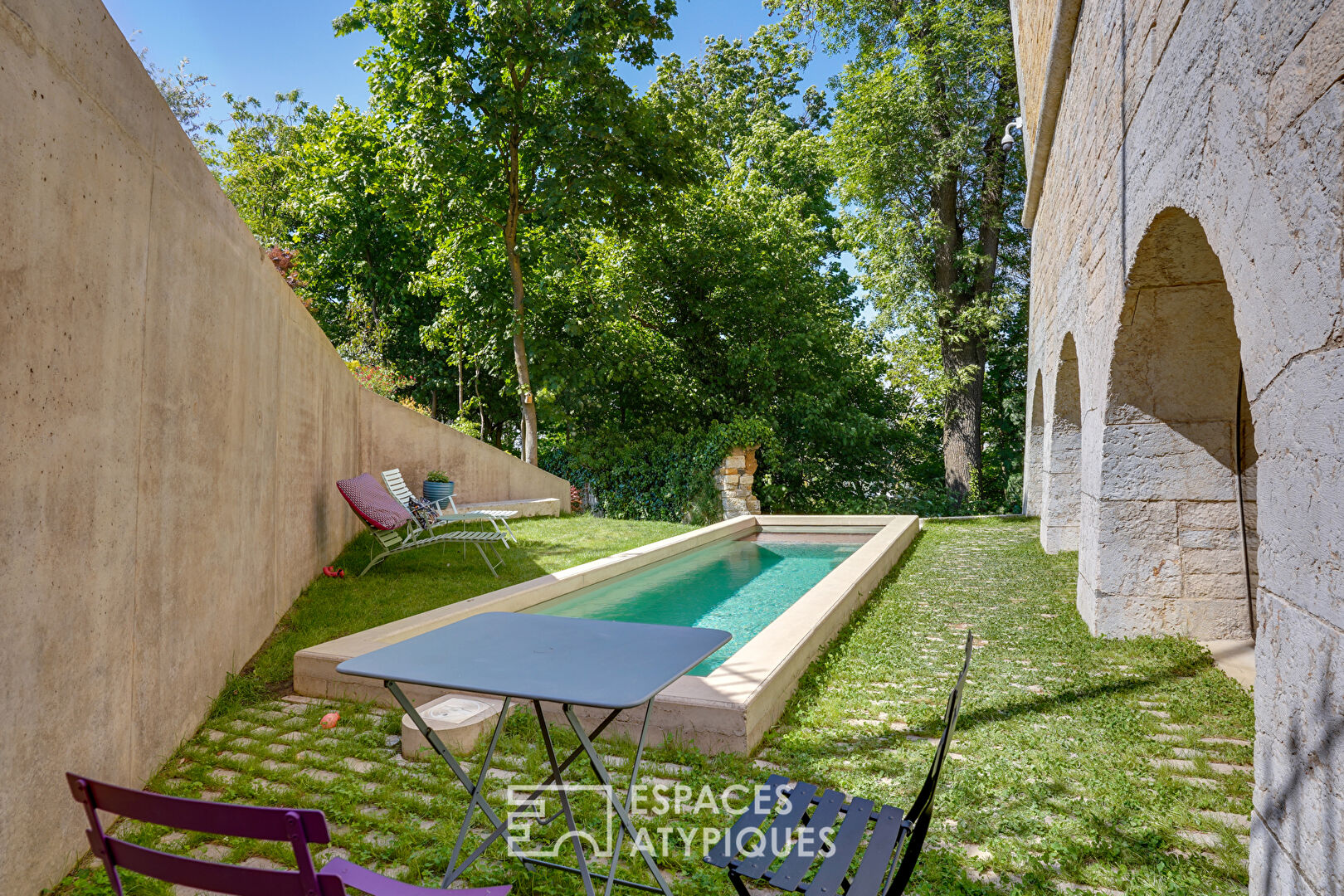 Military bastion renovated by an architect