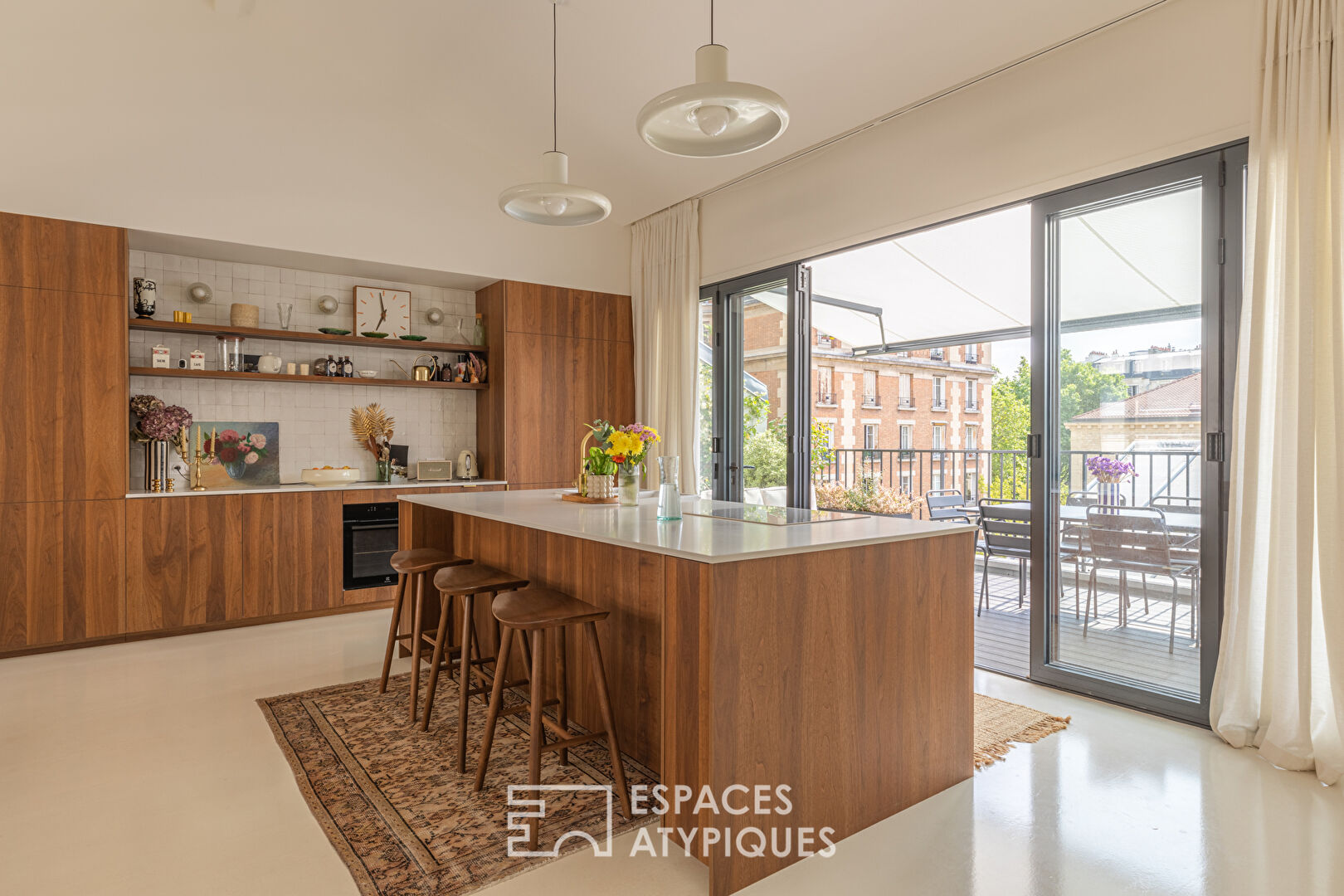 Duplex contemporain avec terrasses