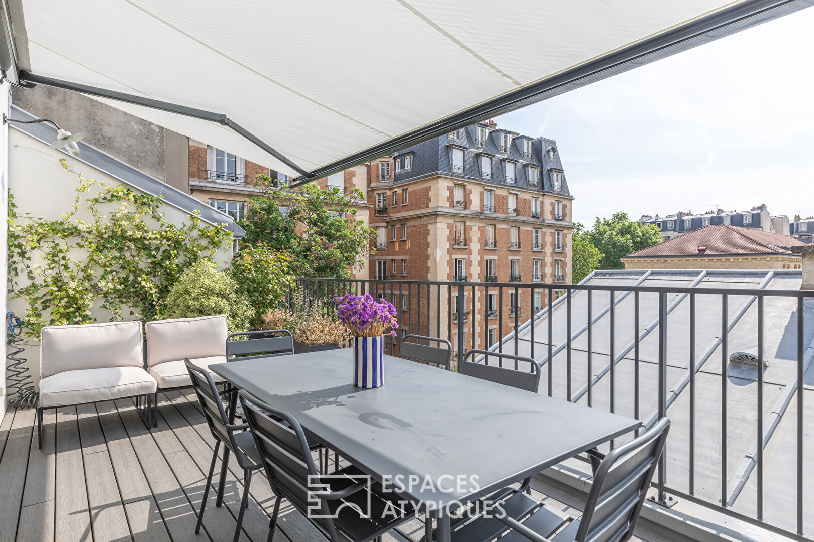 Duplex contemporain avec terrasses