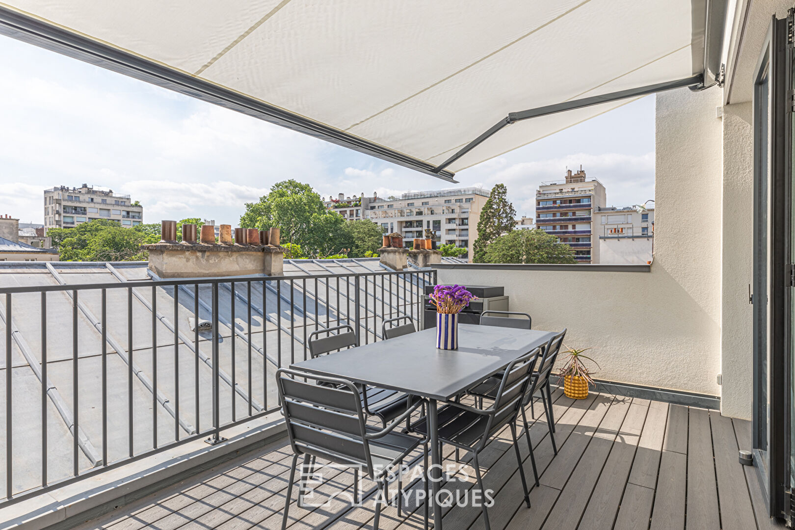 Duplex contemporain avec terrasses