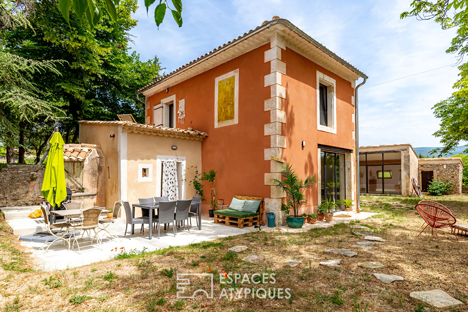Beige lime house