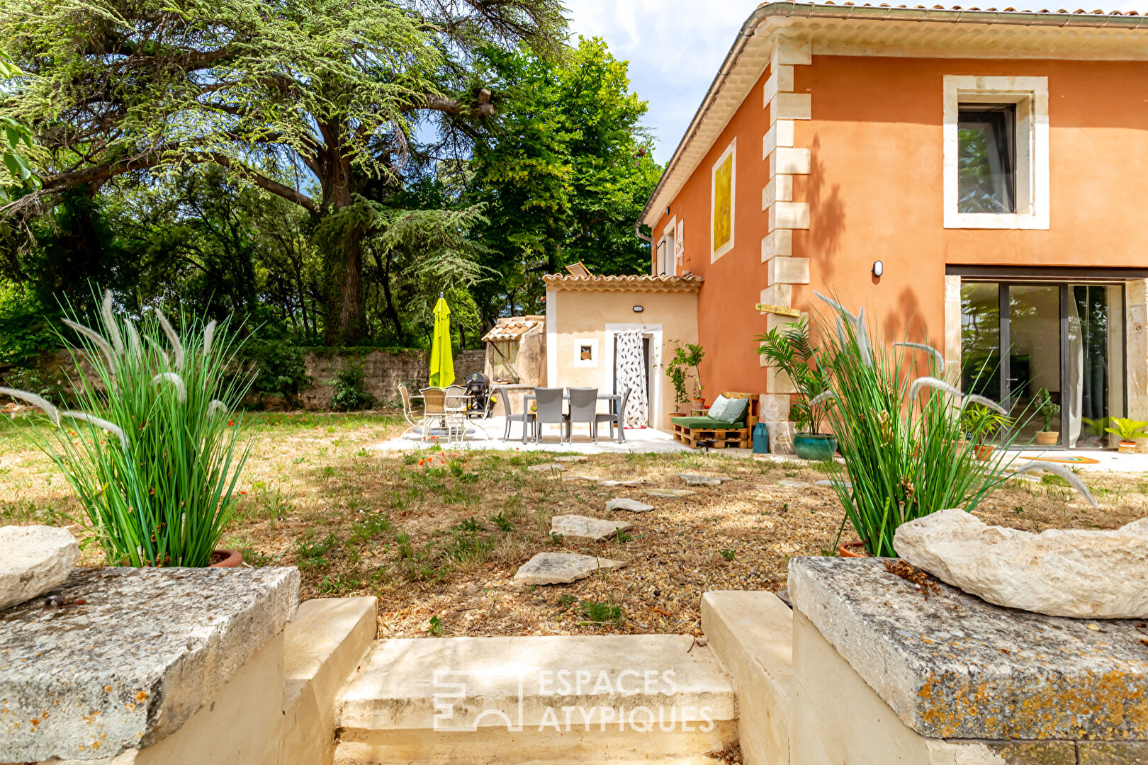 Beige lime house